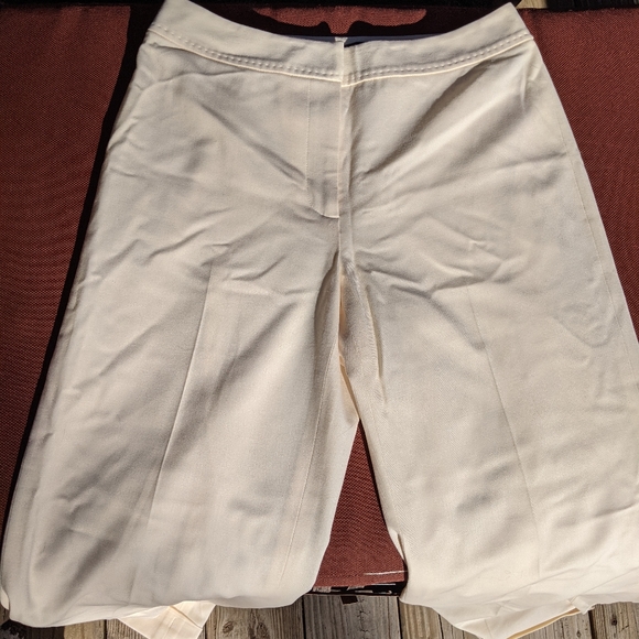 Ann Taylor lined wool cream dress slacks size 8 - Picture 8 of 9